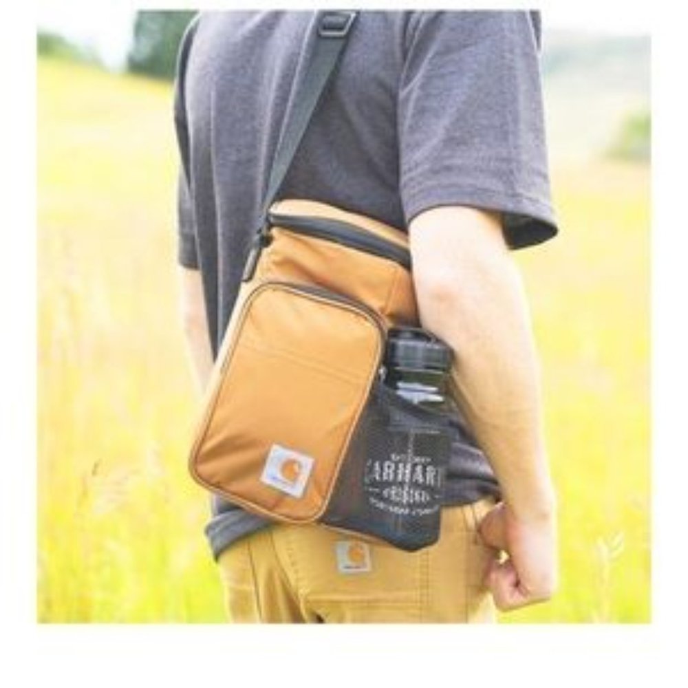 NEW Carhartt Lunch Cooler Bag With Water Bottle - Picture 5 of 8